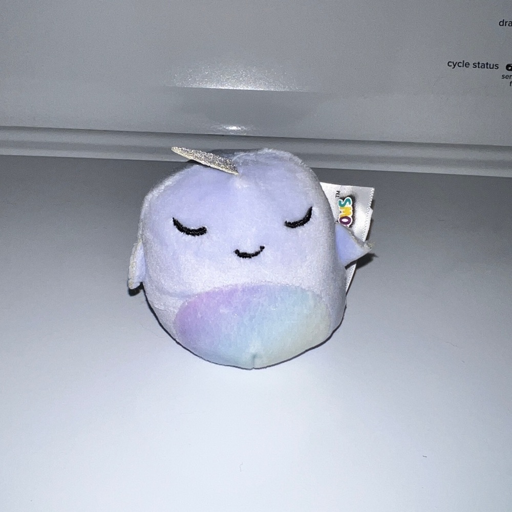 Squishmallows Naomi Micromallow Series 2 Purple Narwhal
